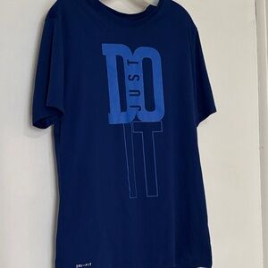 Nike Navy Blue Just Do It Tee